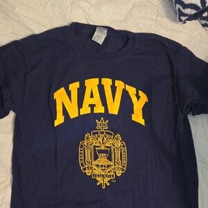 Navy Kids Shirt - Blue and Yellow